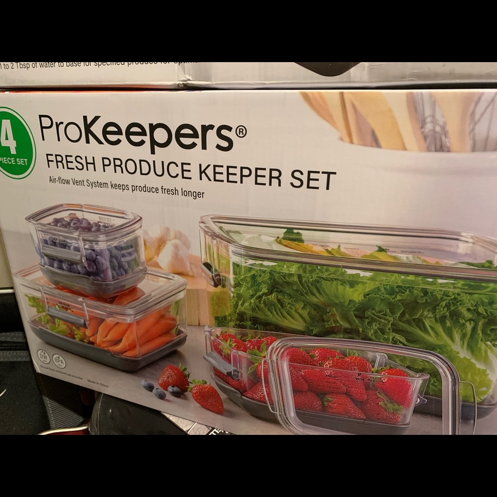 ProKeepers 4-piece Fresh Produce Keeper Set
